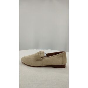 NWT Quince Almond Suede Penny Loafers